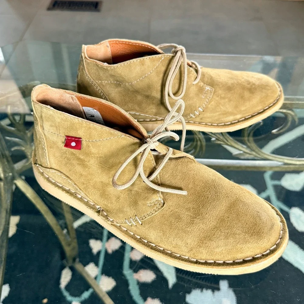 Oliberté Tan Suede Desert Chukka Boots Size EU 39 Men's 6.5 Fair Trade